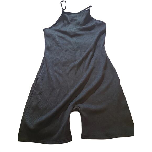 Women's Seamless Sleeveless Romper Wild Fable Black Size XS - Picture 2 of 5